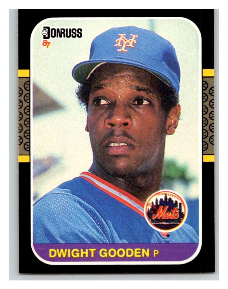 1987 Donruss #199 Dwight Gooden Mets MLB Mint Baseball Image 1