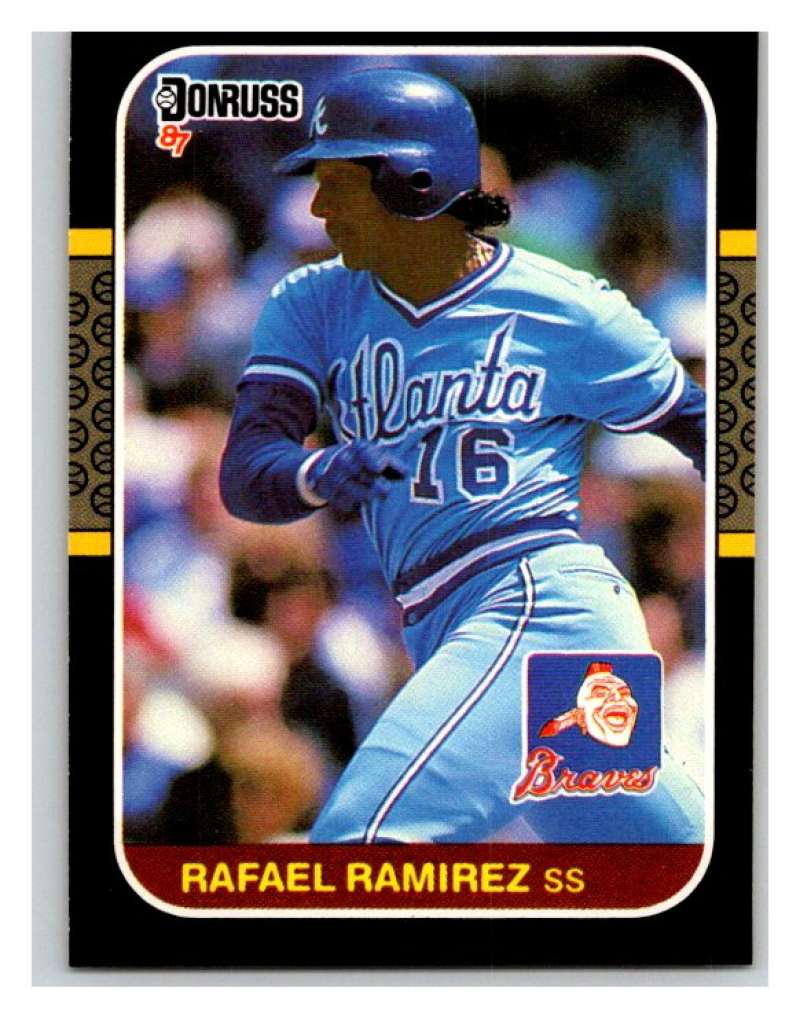 1987 Donruss #202 Rafael Ramirez Braves MLB Mint Baseball Image 1