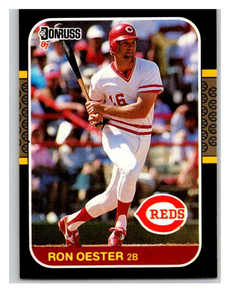 1987 Donruss #206 Ron Oester Reds MLB Mint Baseball Image 1