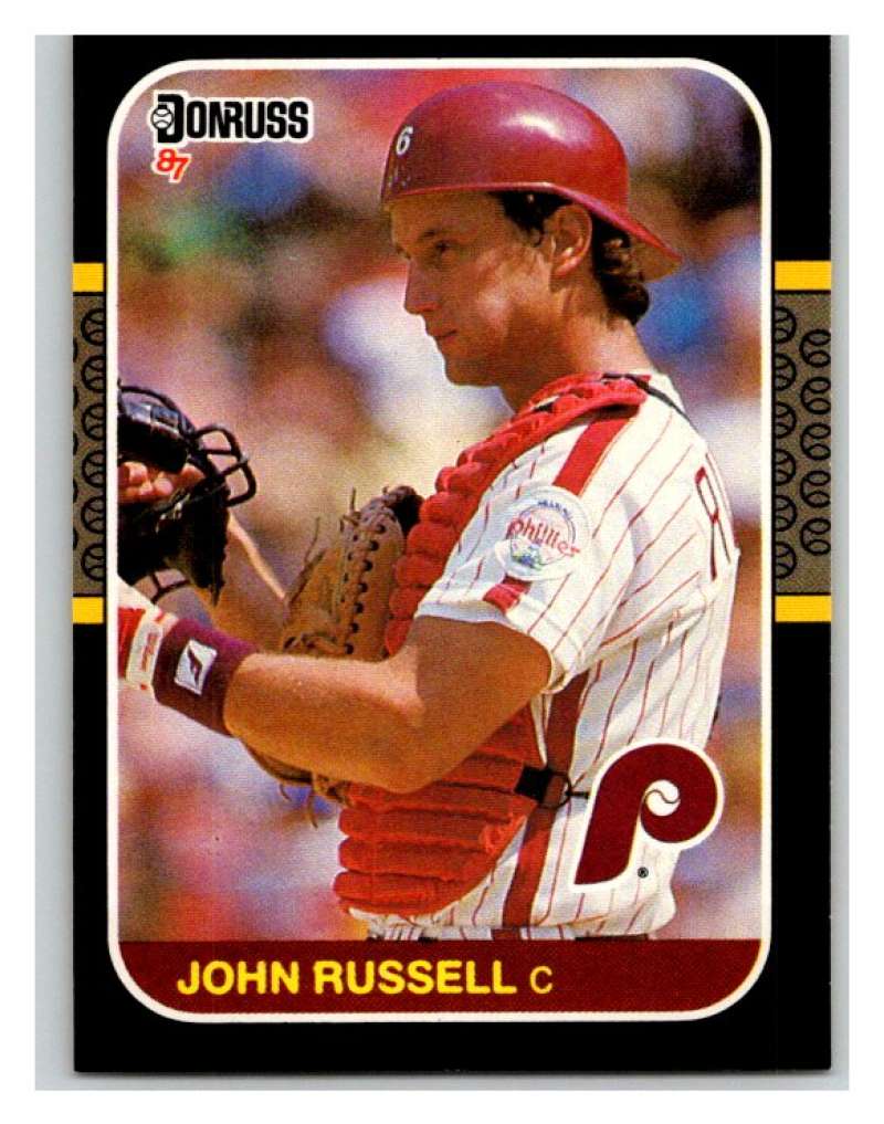 1987 Donruss #207 John Russell Phillies MLB Mint Baseball Image 1