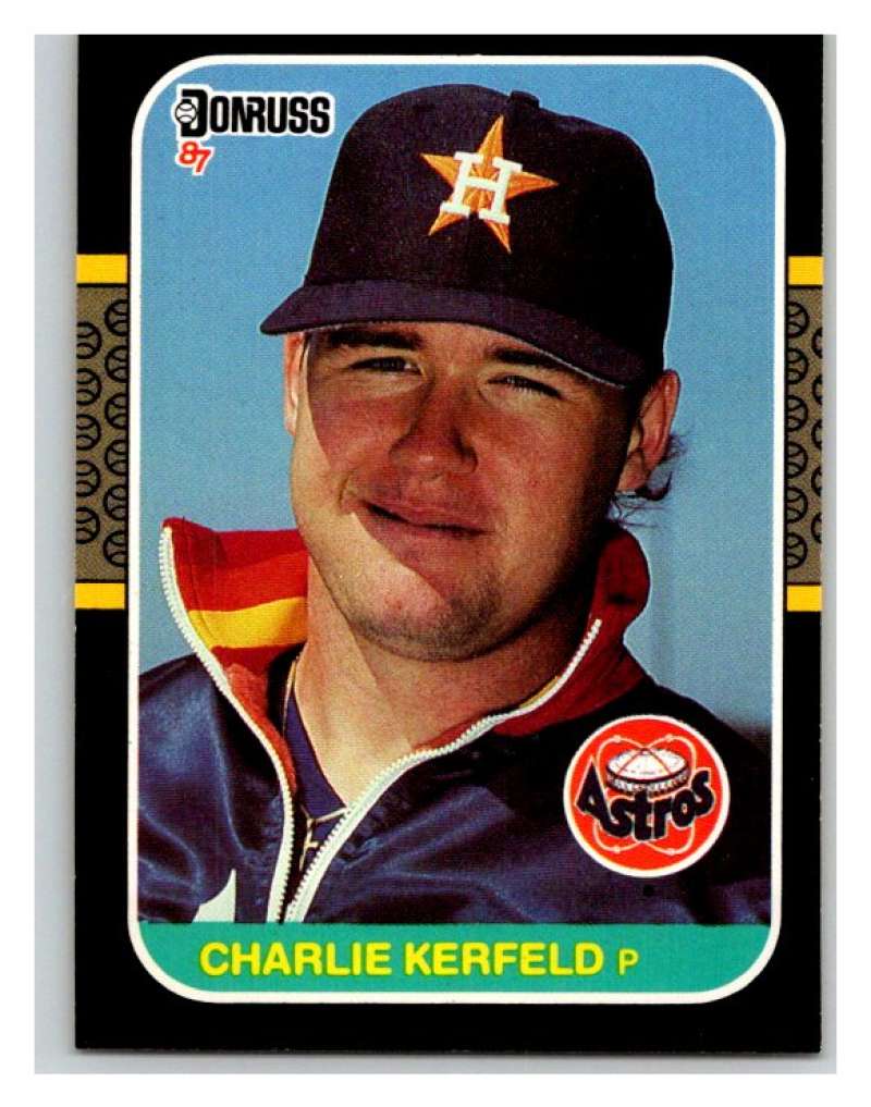 1987 Donruss #209 Charlie Kerfeld Astros MLB Mint Baseball Image 1
