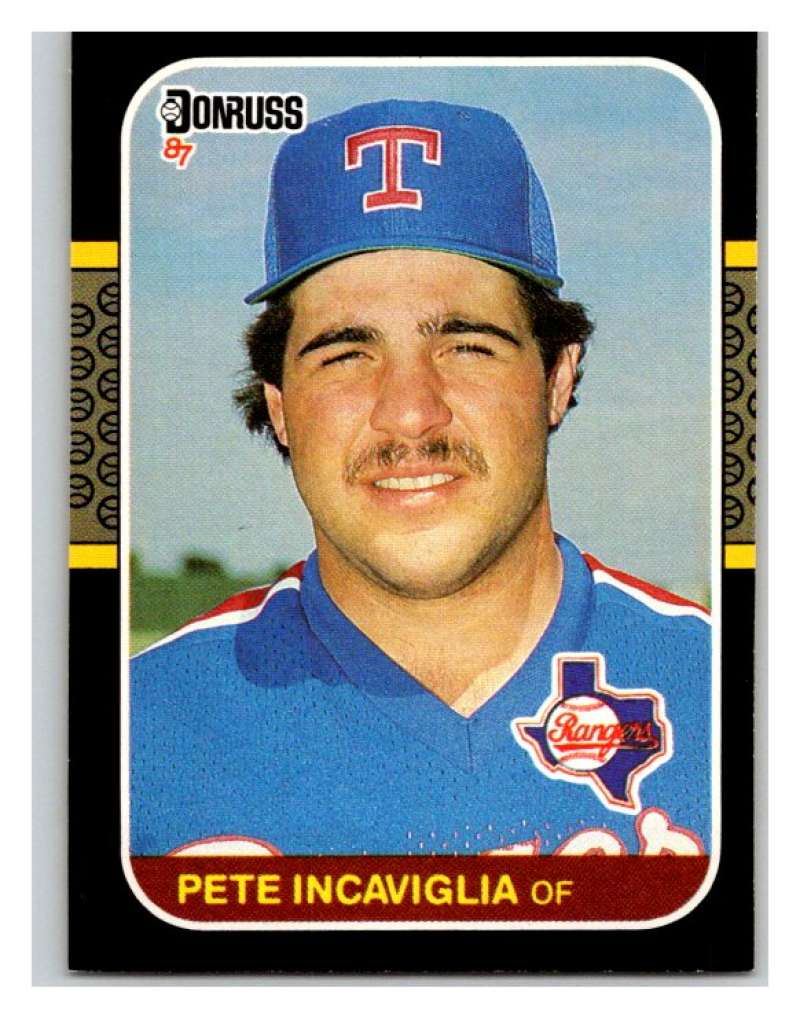1987 Donruss #224 Pete Incaviglia RC Rookie Rangers MLB Mint Baseball Image 1
