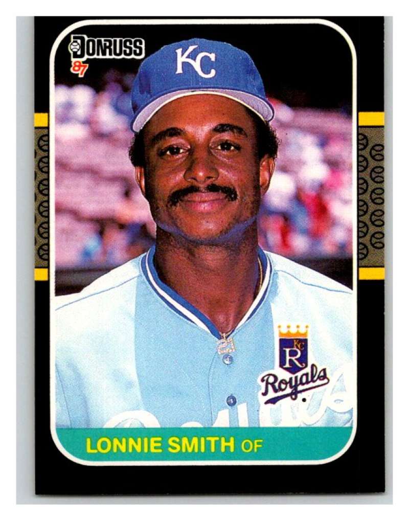 1987 Donruss #225 Lonnie Smith Royals MLB Mint Baseball Image 1