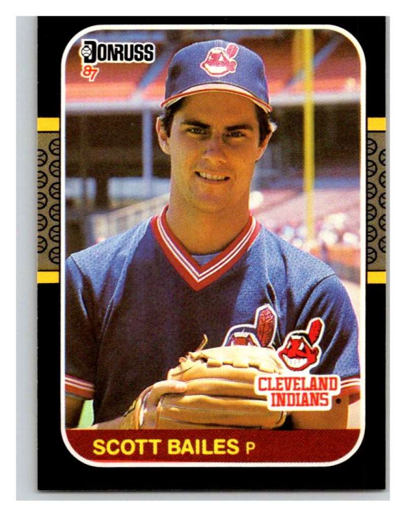 1987 Donruss #227 Scott Bailes RC Rookie Indians MLB Mint Baseball Image 1