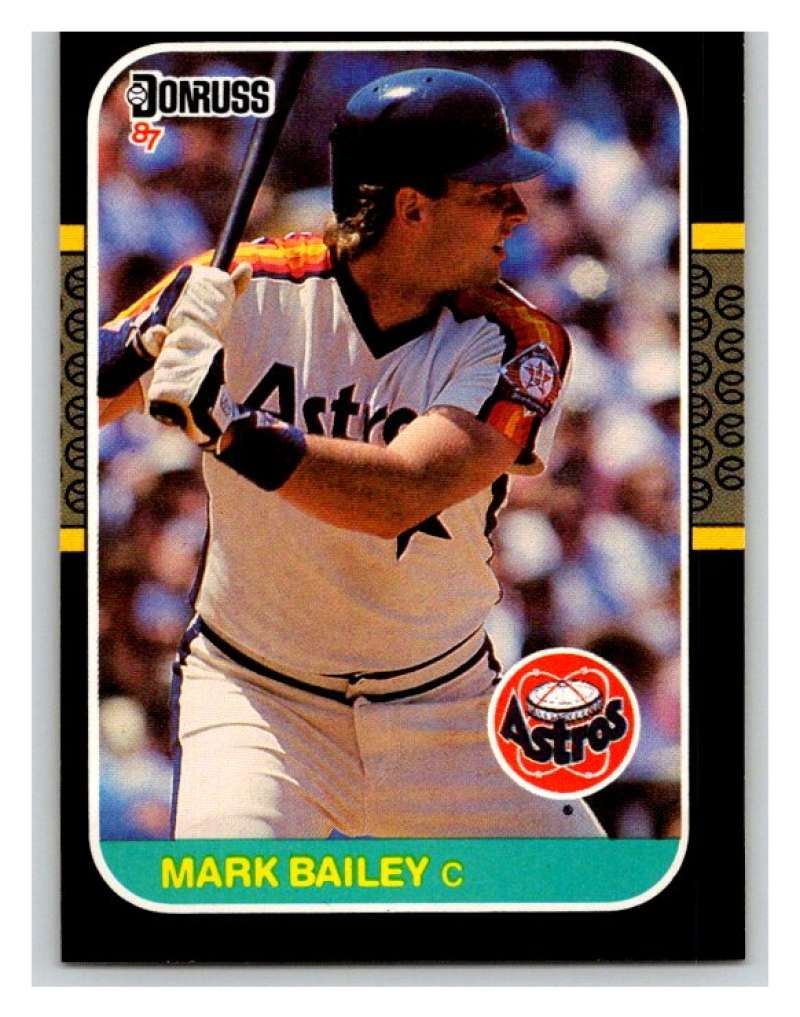 1987 Donruss #235 Mark Bailey Astros MLB Mint Baseball Image 1