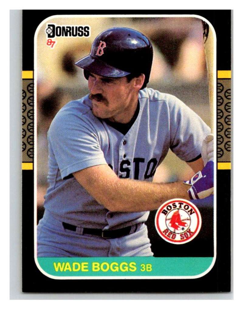 1987 Donruss #252 Wade Boggs Red Sox MLB Mint Baseball Image 1