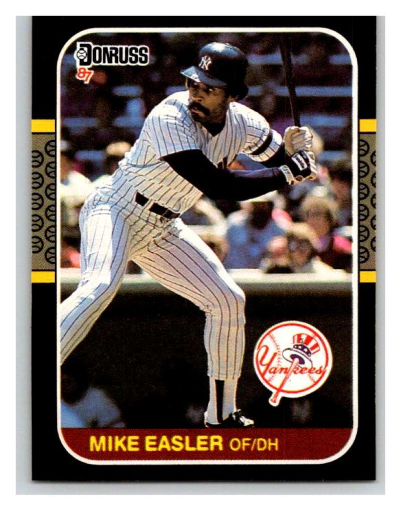 1987 Donruss #277 Mike Easler Yankees MLB Mint Baseball Image 1