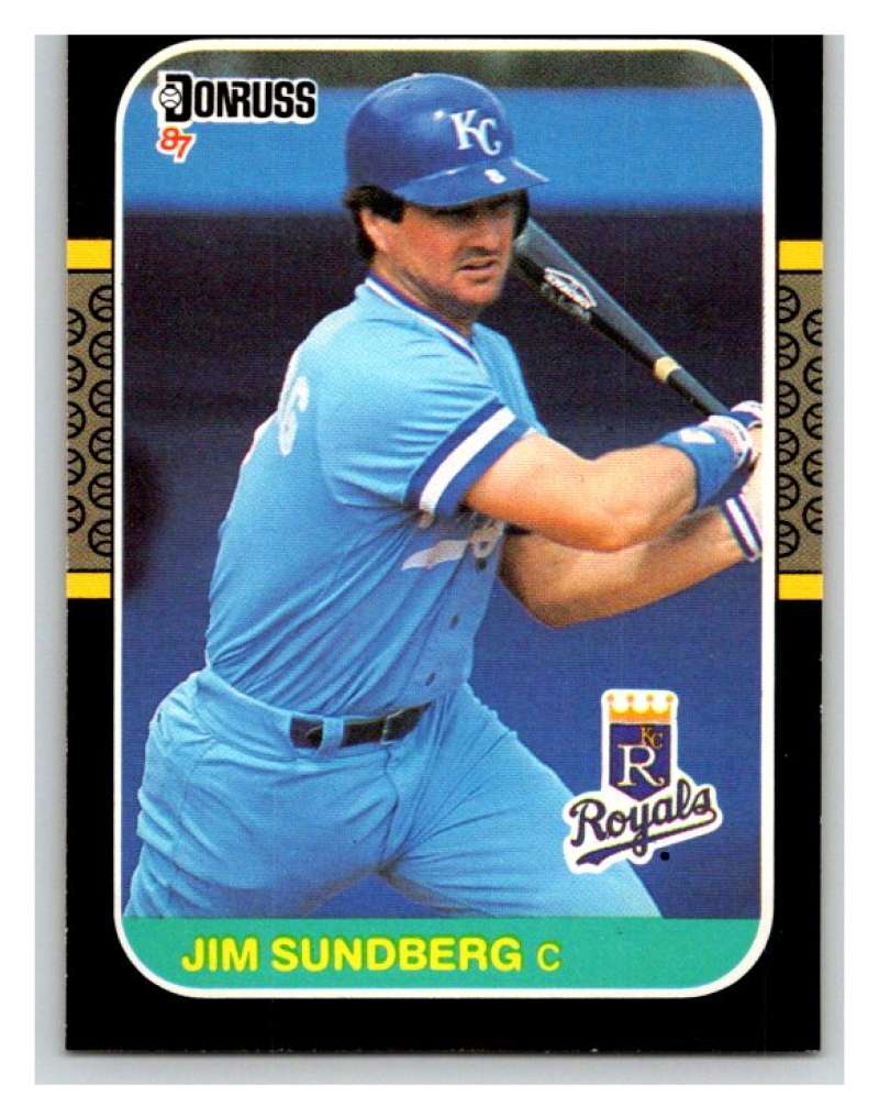 1987 Donruss #280 Jim Sundberg Royals MLB Mint Baseball Image 1