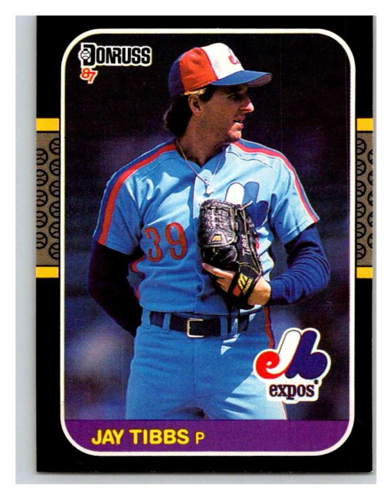 1987 Donruss #282 Jay Tibbs Expos MLB Mint Baseball Image 1