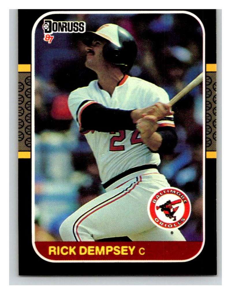 1987 Donruss #294 Rick Dempsey Orioles MLB Mint Baseball Image 1