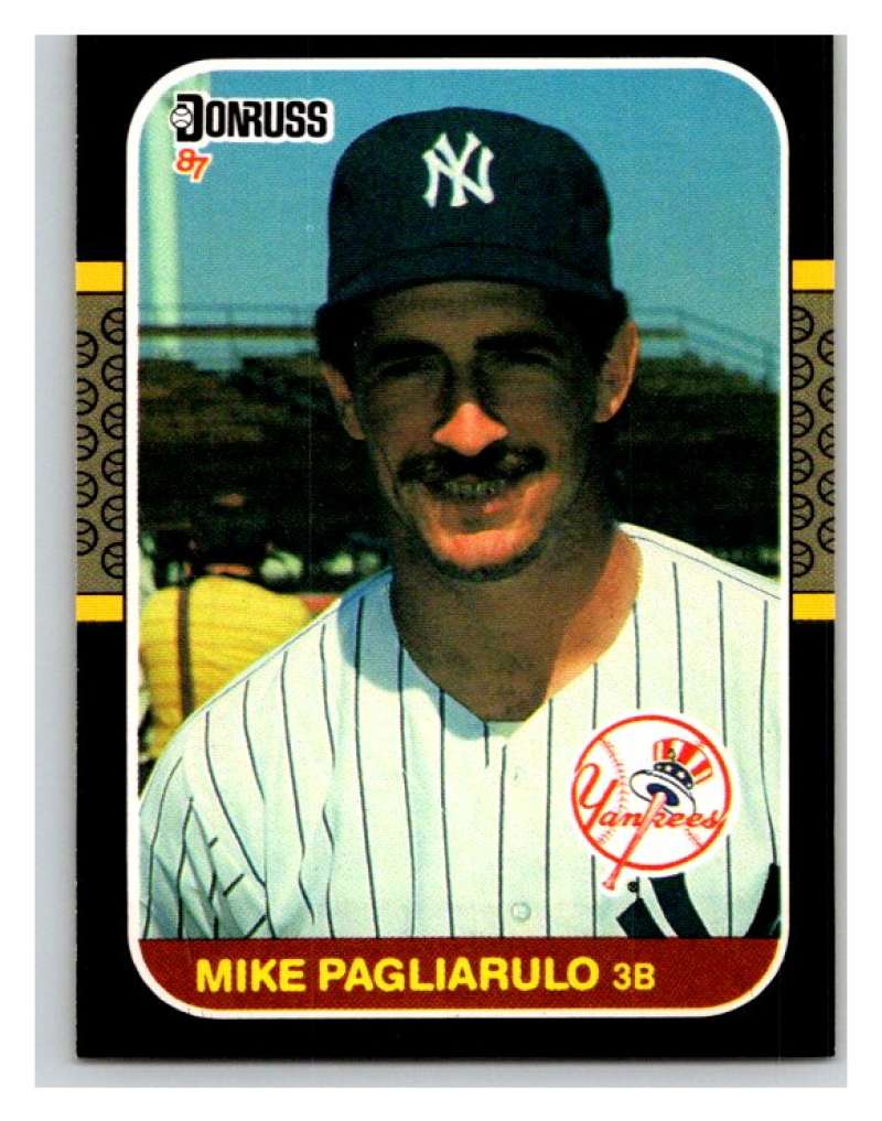 1987 Donruss #298 Mike Pagliarulo Yankees MLB Mint Baseball Image 1