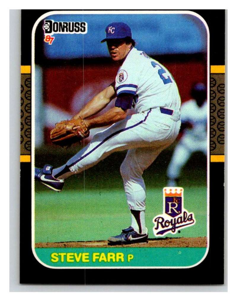 1987 Donruss #301 Steve Farr Royals MLB Mint Baseball Image 1