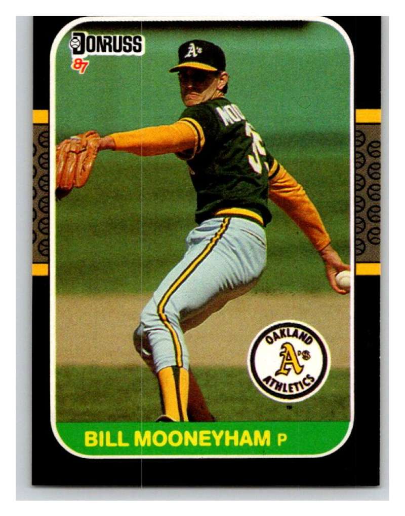 1987 Donruss #302 Bill Mooneyham RC Rookie Athletics MLB Mint Baseball Image 1