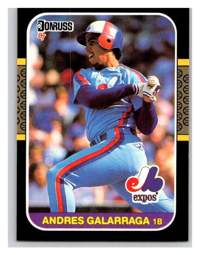 1987 Donruss #303 Andres Galarraga Expos MLB Mint Baseball Image 1