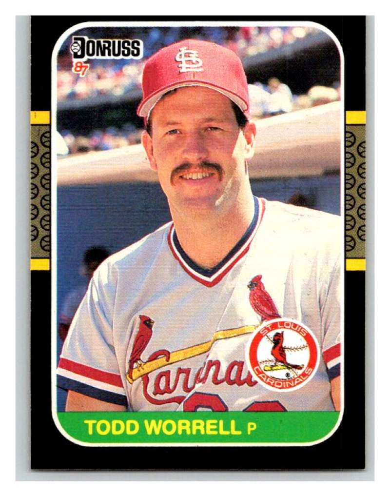 1987 Donruss #307 Todd Worrell Cardinals MLB Mint Baseball Image 1