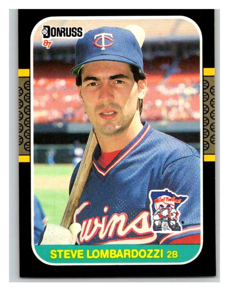 1987 Donruss #318 Steve Lombardozzi Twins MLB Mint Baseball Image 1