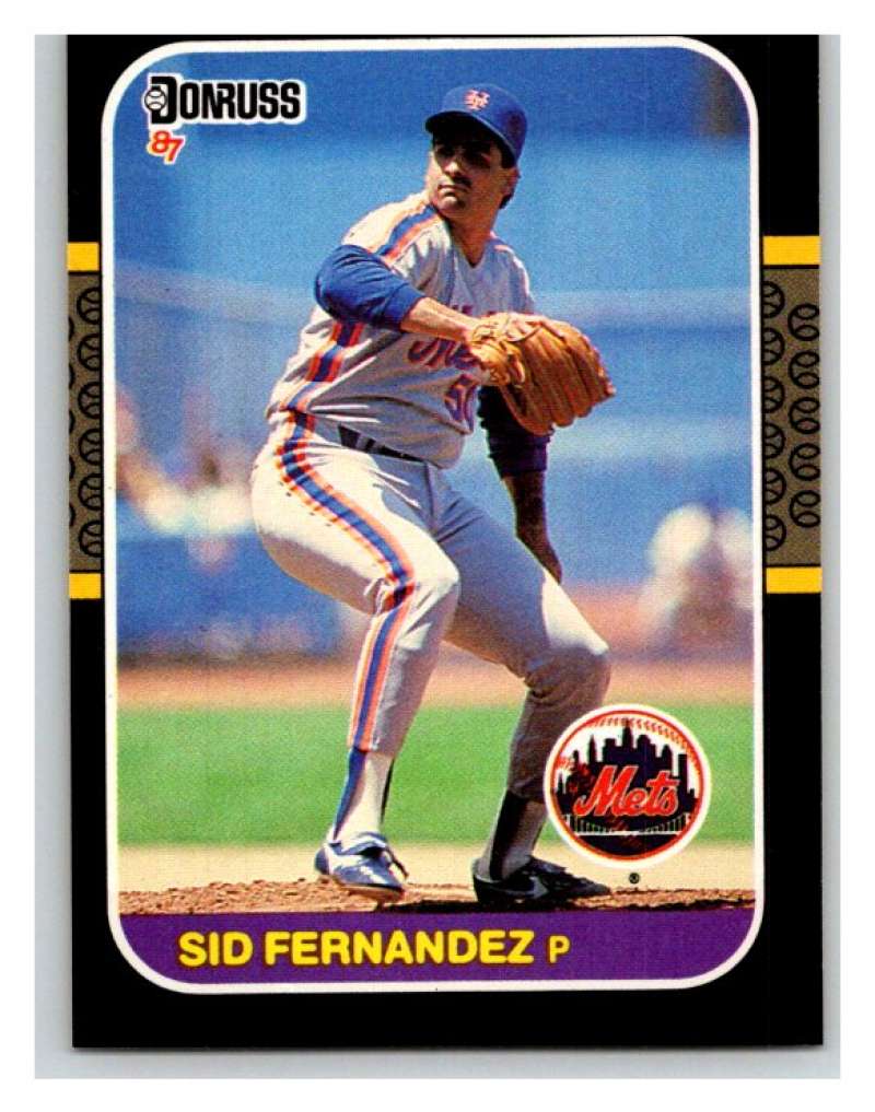 1987 Donruss #323 Sid Fernandez Mets MLB Mint Baseball Image 1