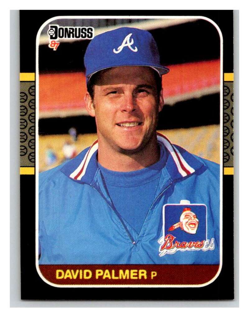 1987 Donruss #325 David Palmer Braves MLB Mint Baseball Image 1