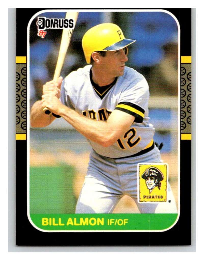 1987 Donruss #326 Bill Almon Pirates MLB Mint Baseball Image 1
