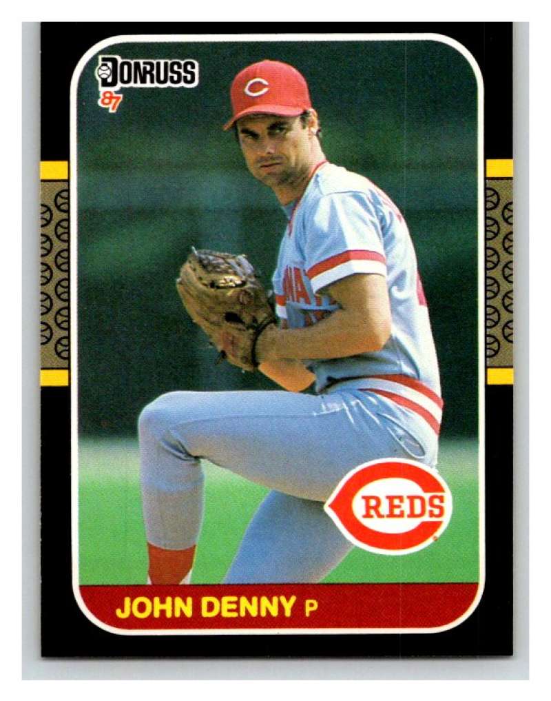 1987 Donruss #329 John Denny Reds MLB Mint Baseball Image 1