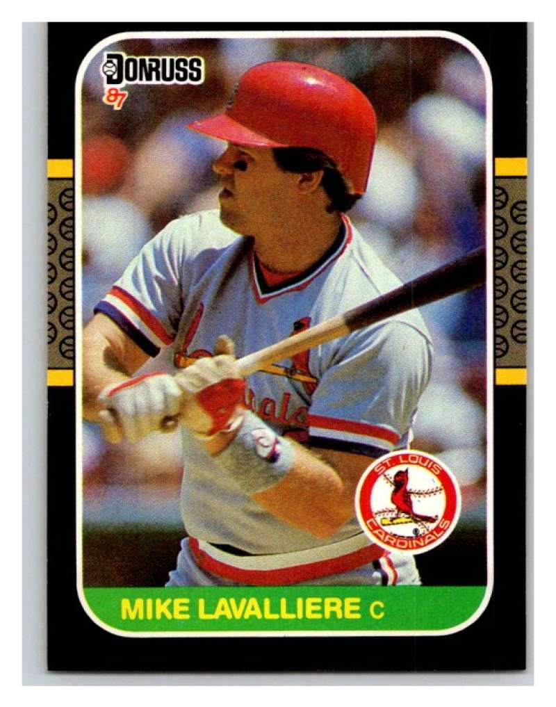 1987 Donruss #331 Mike LaValliere RC Rookie Cardinals MLB Mint Baseball Image 1