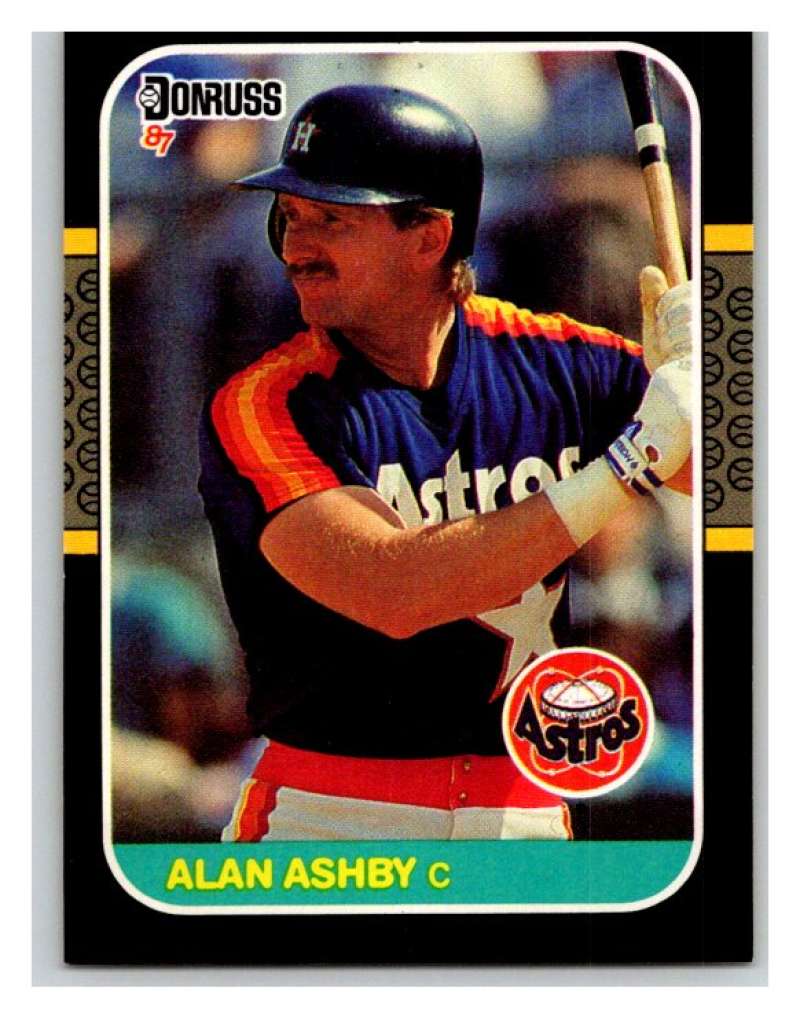 1987 Donruss #332 Alan Ashby Astros UER MLB Mint Baseball Image 1