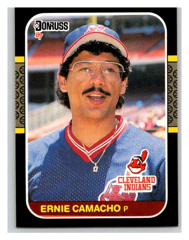 1987 Donruss #350 Ernie Camacho Indians MLB Mint Baseball Image 1
