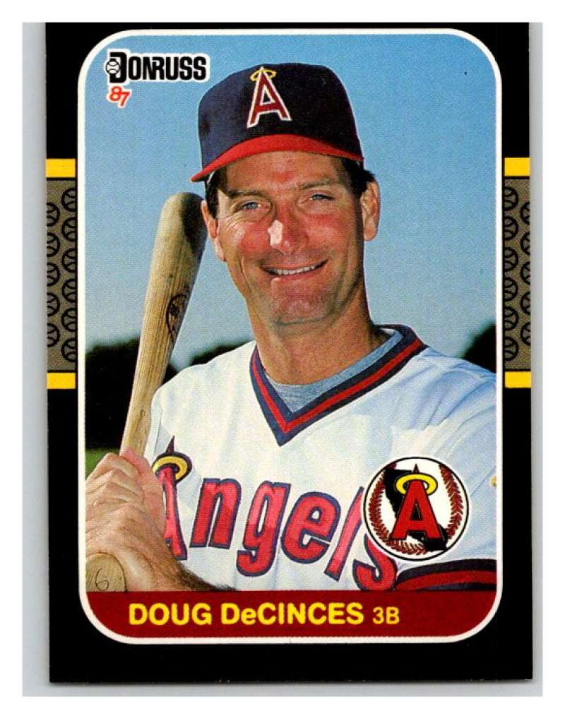 1987 Donruss #356 Doug DeCinces Angels MLB Mint Baseball Image 1