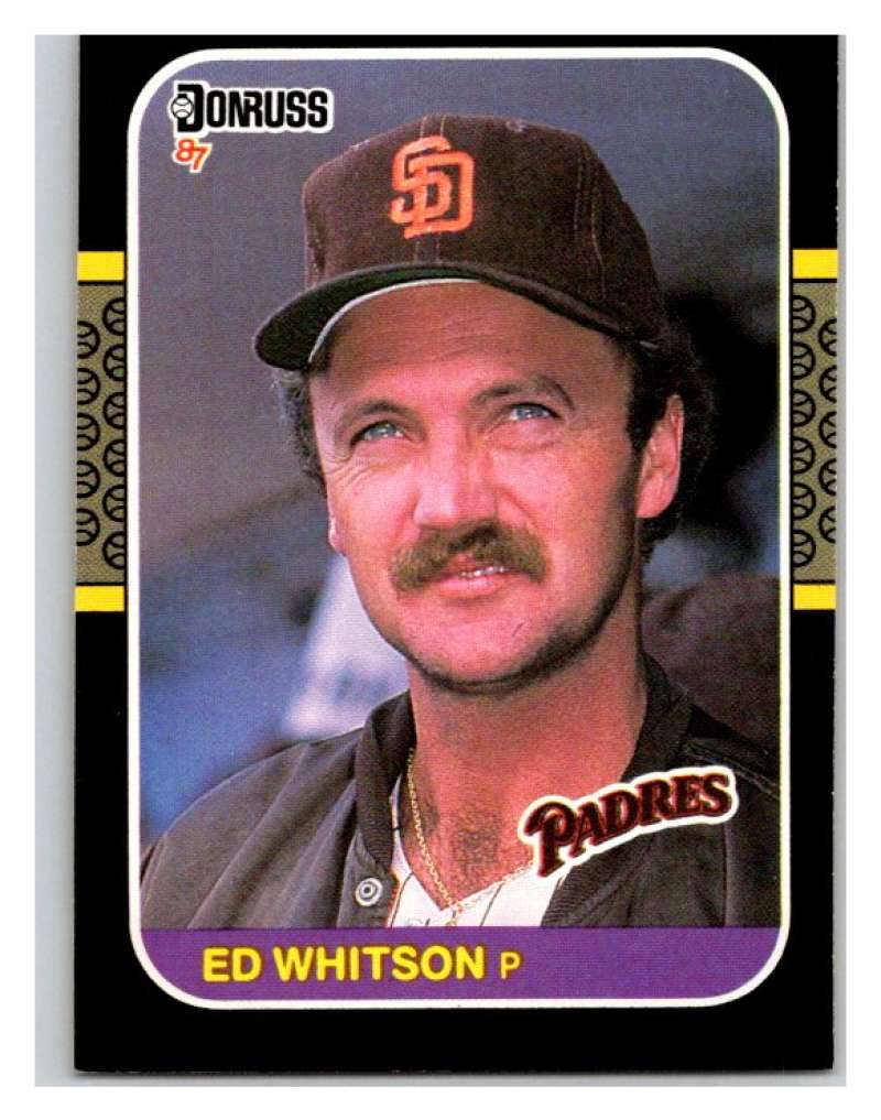 1987 Donruss #360 Ed Whitson Padres MLB Mint Baseball Image 1