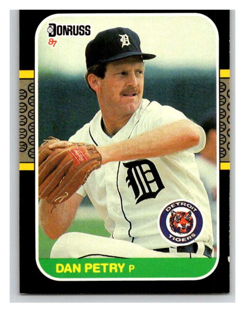 1987 Donruss #373 Dan Petry Tigers MLB Mint Baseball Image 1