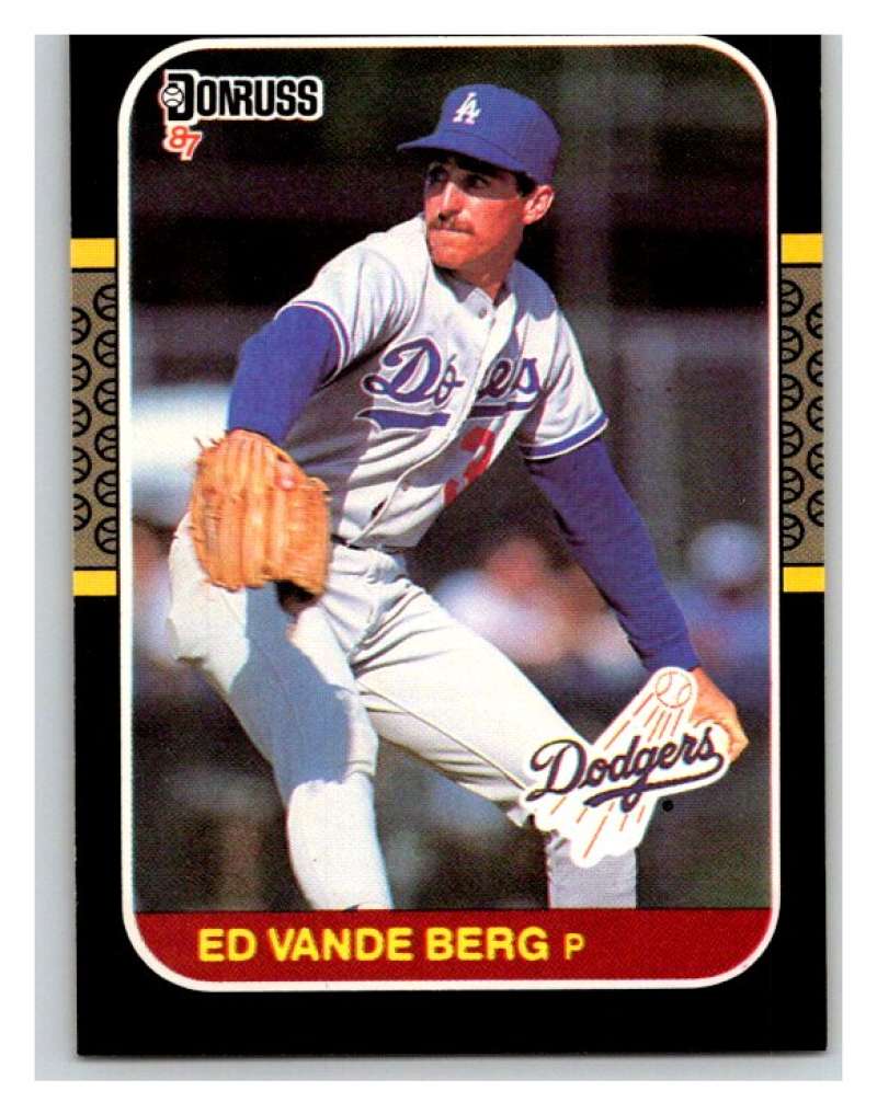 1987 Donruss #376 Ed Vande Berg Dodgers MLB Mint Baseball Image 1