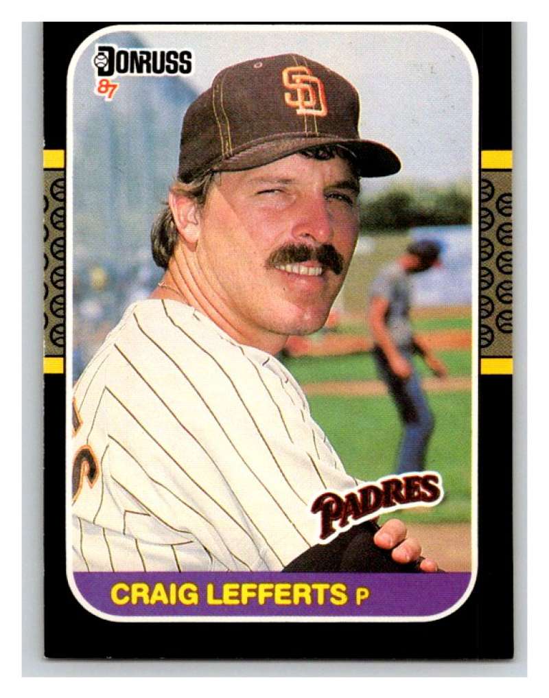1987 Donruss #387 Craig Lefferts Padres MLB Mint Baseball Image 1