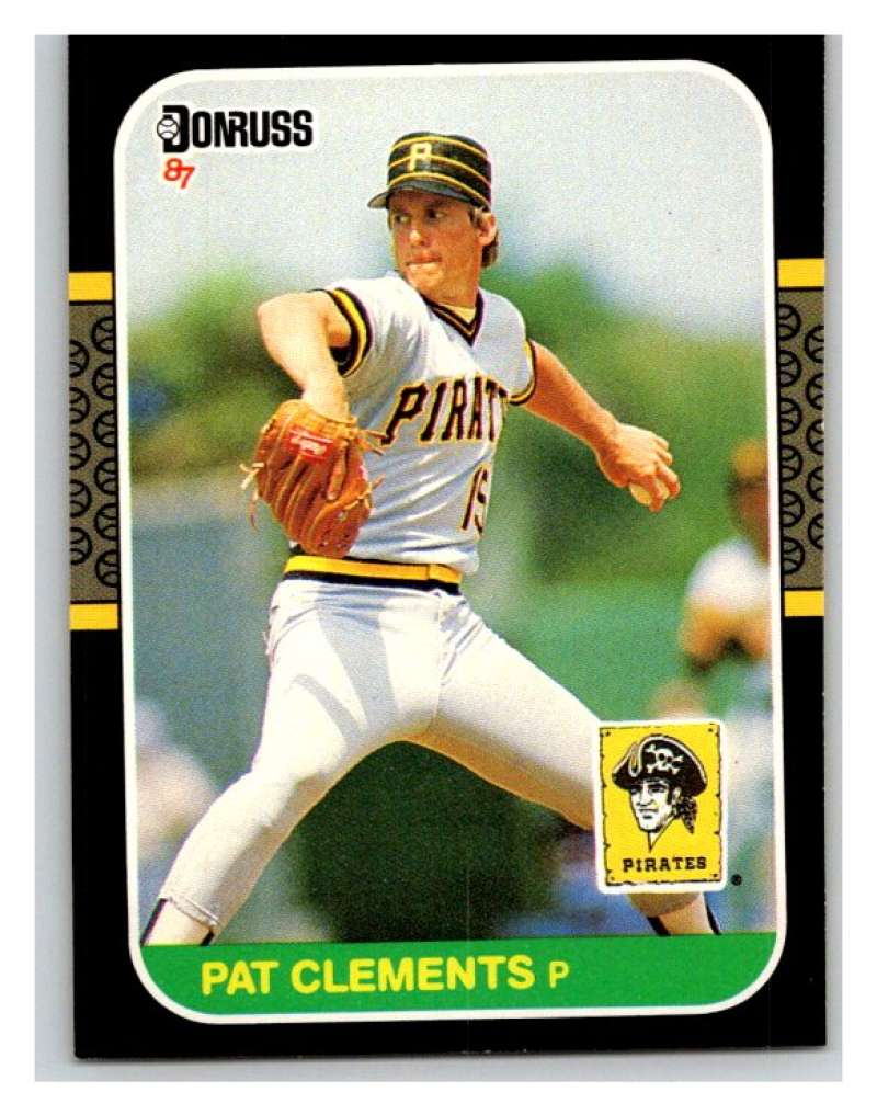 1987 Donruss #390 Pat Clements Pirates MLB Mint Baseball Image 1