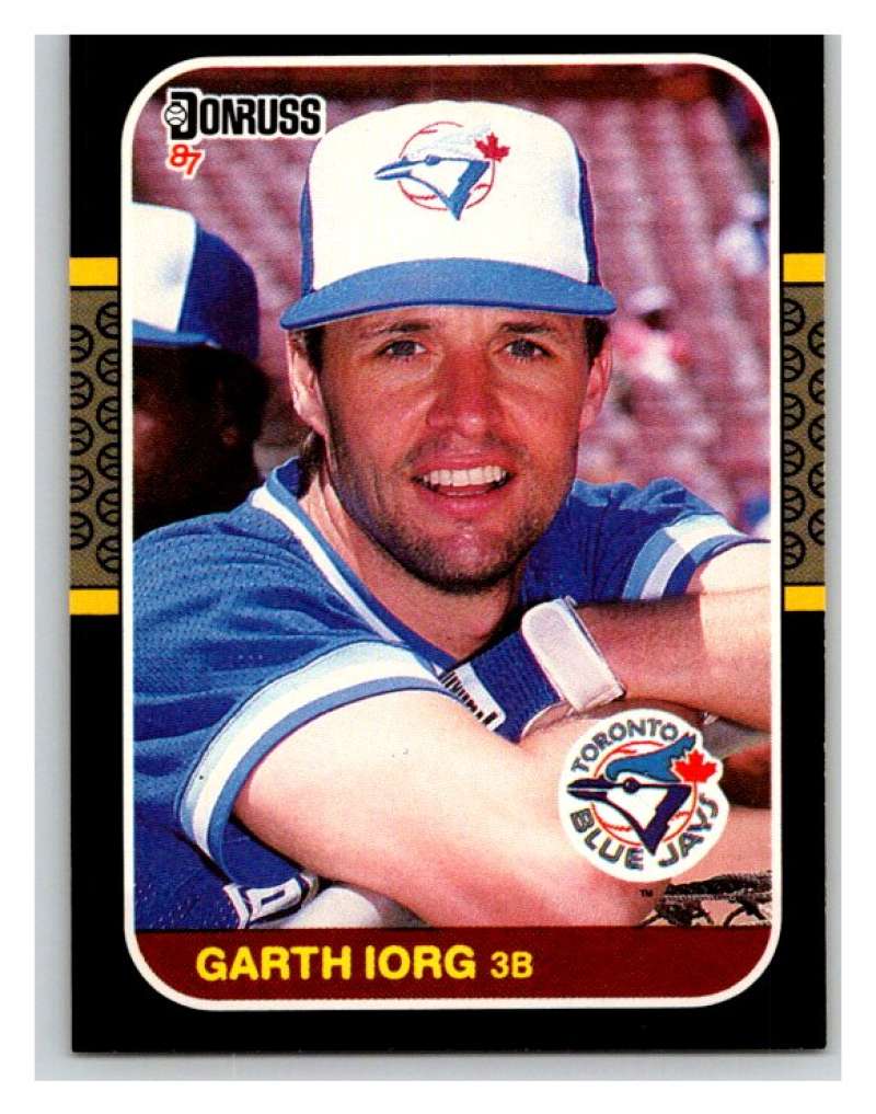 1987 Donruss #394 Garth Iorg Blue Jays MLB Mint Baseball Image 1
