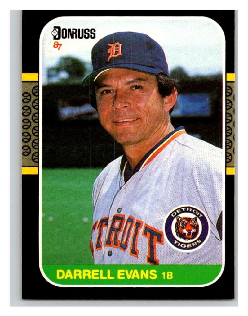 1987 Donruss #398 Darrell Evans Tigers MLB Mint Baseball Image 1