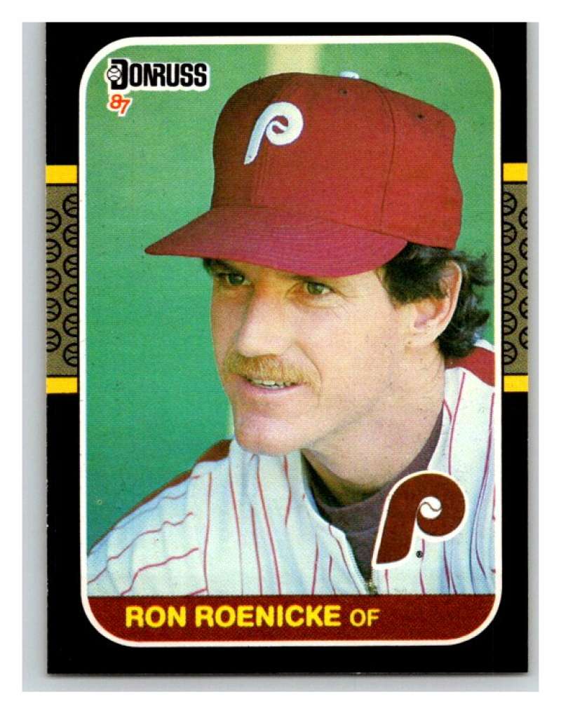 1987 Donruss #412 Ron Roenicke Phillies MLB Mint Baseball Image 1