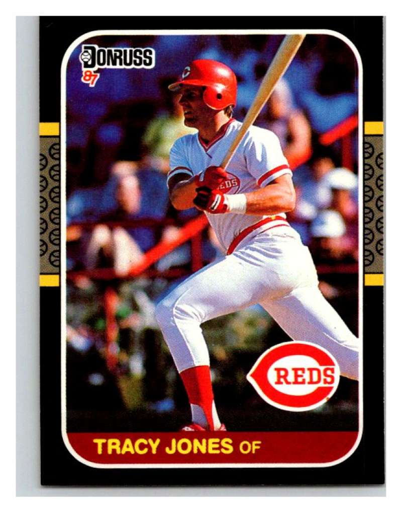 1987 Donruss #413 Tracy Jones RC Rookie Reds MLB Mint Baseball Image 1