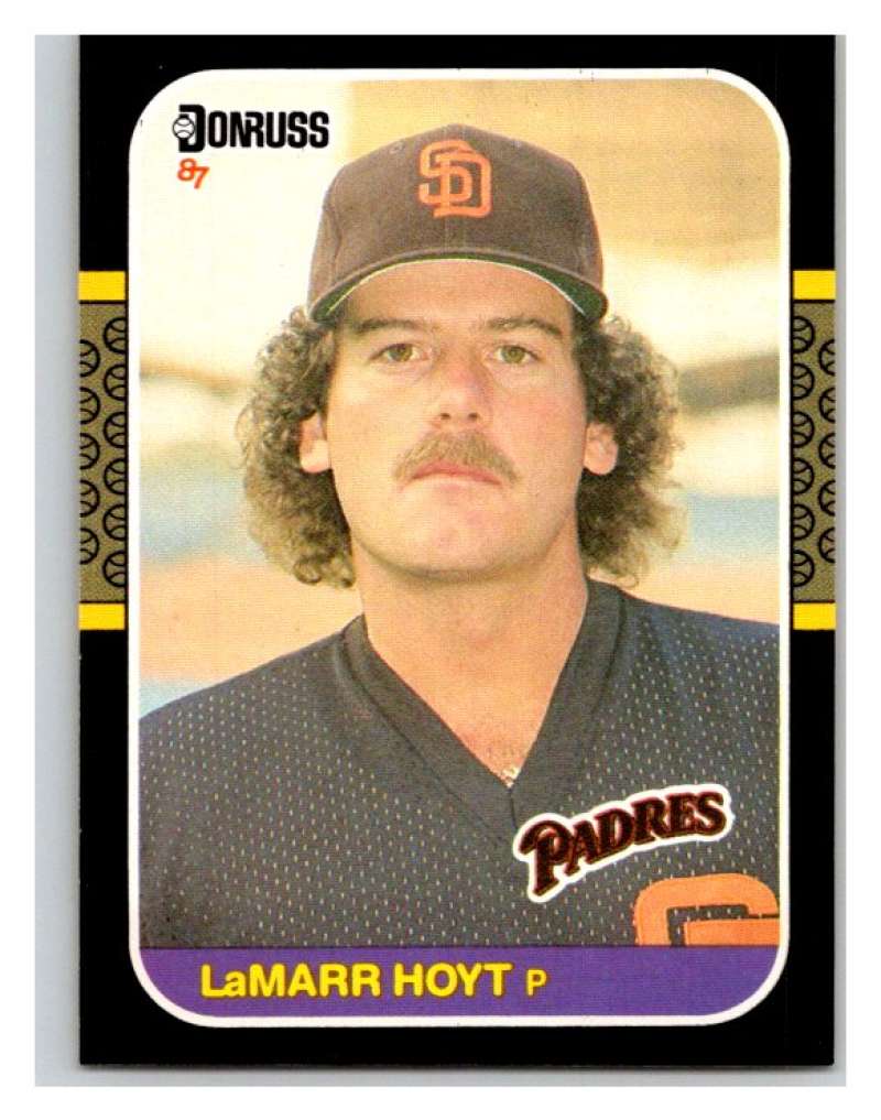 1987 Donruss #434 LaMarr Hoyt Padres MLB Mint Baseball Image 1