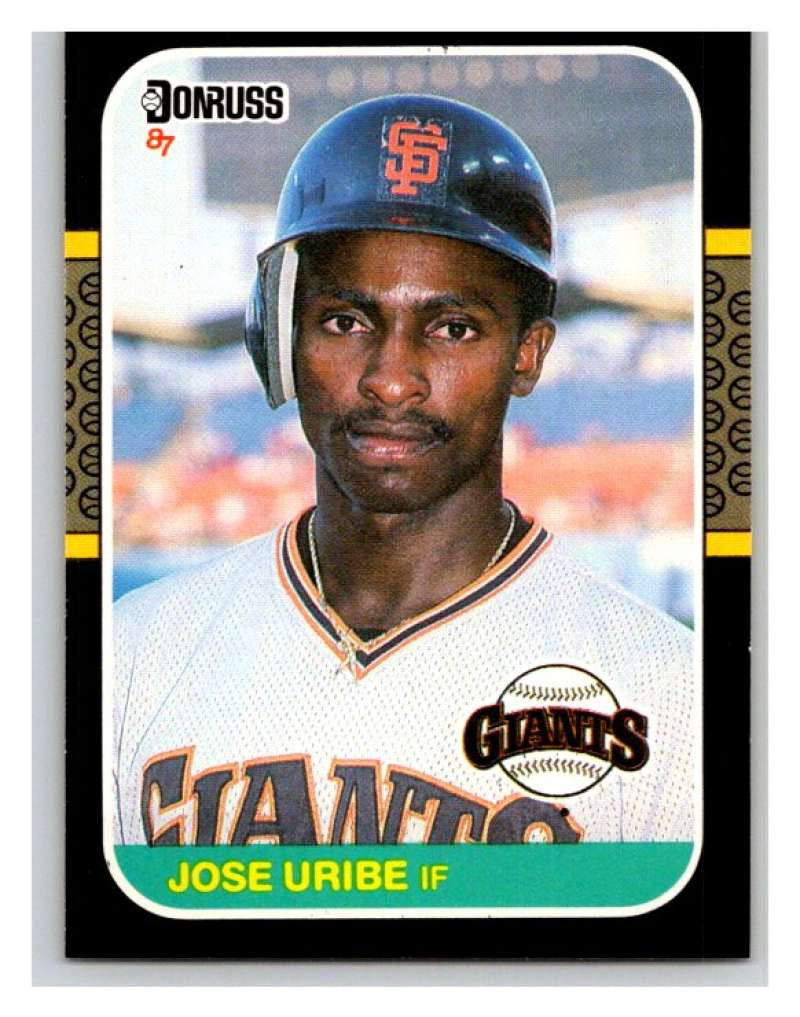 1987 Donruss #436 Jose Uribe Giants MLB Mint Baseball