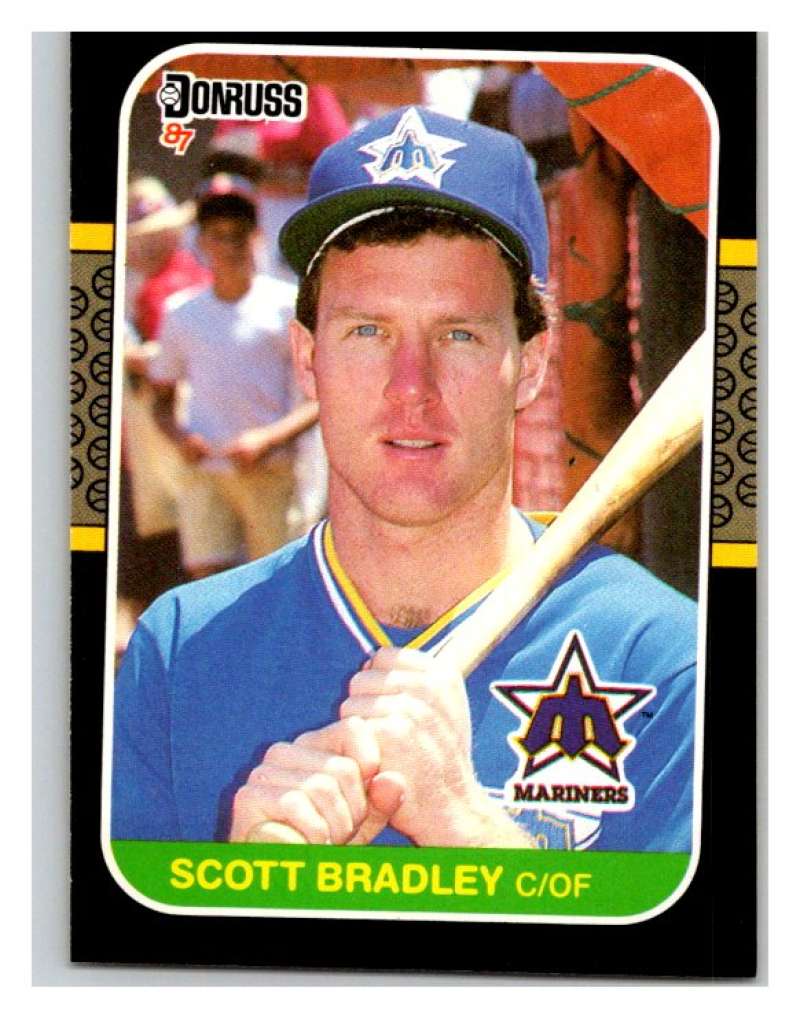 1987 Donruss #440 Scott Bradley Mariners MLB Mint Baseball Image 1