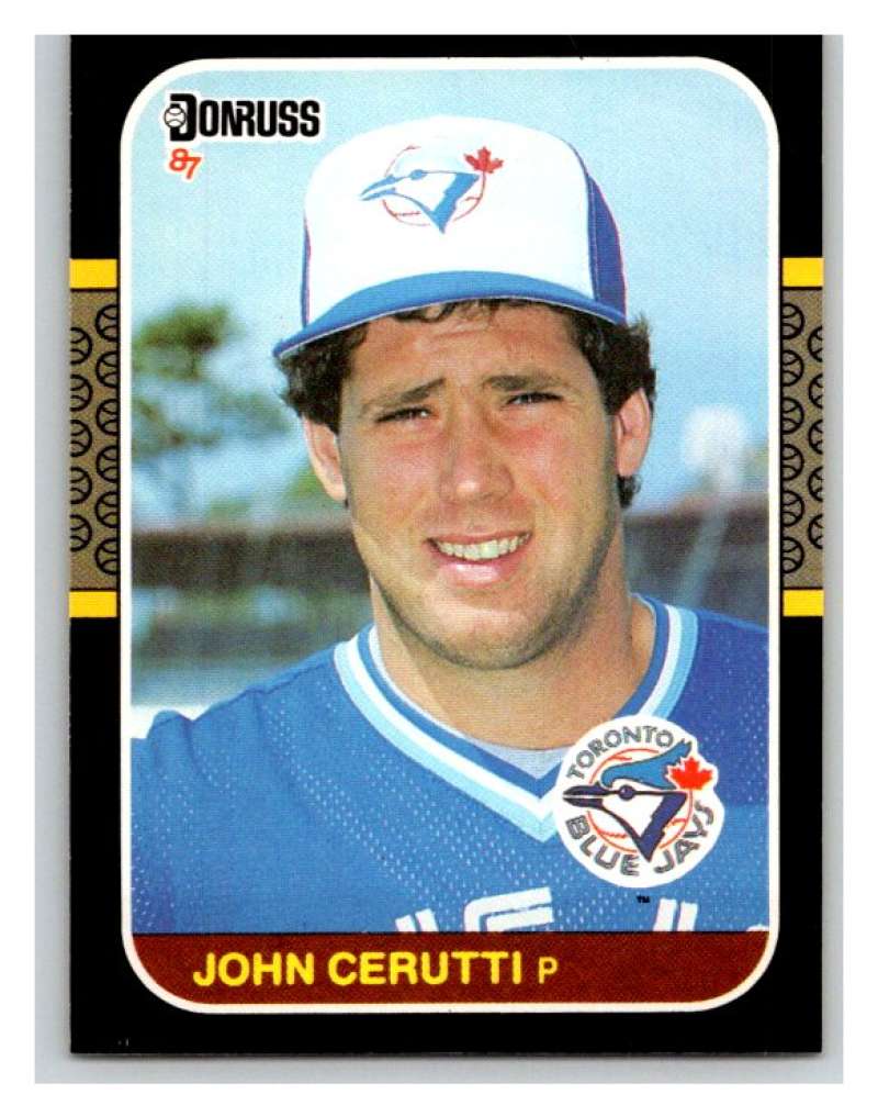 1987 Donruss #442 John Cerutti RC Rookie Blue Jays MLB Mint Baseball Image 1