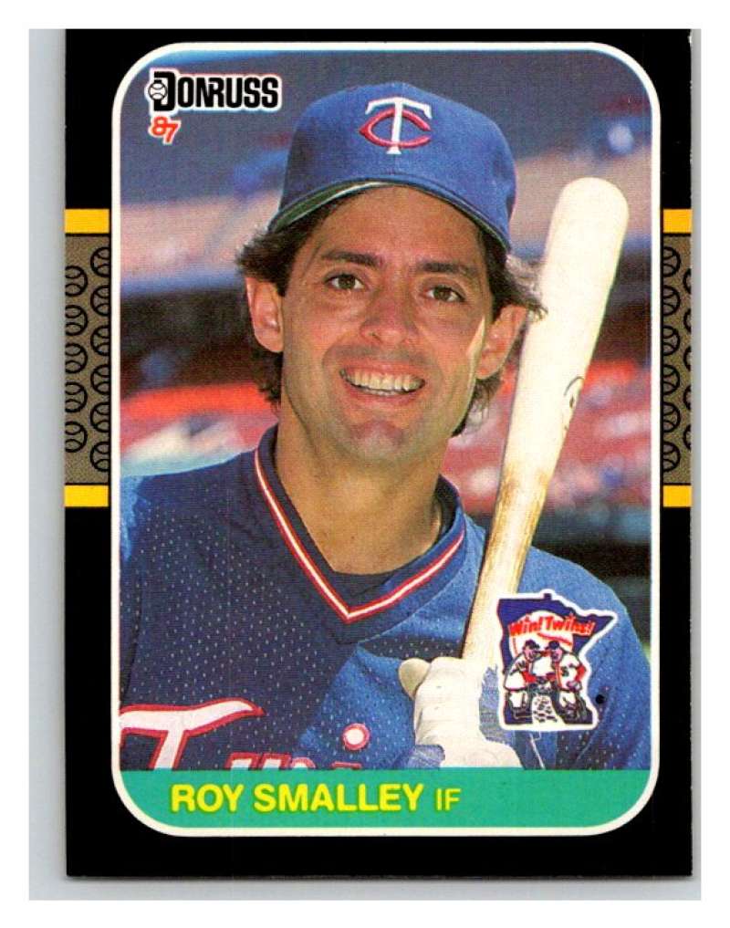 1987 Donruss #443 Roy Smalley Twins MLB Mint Baseball Image 1