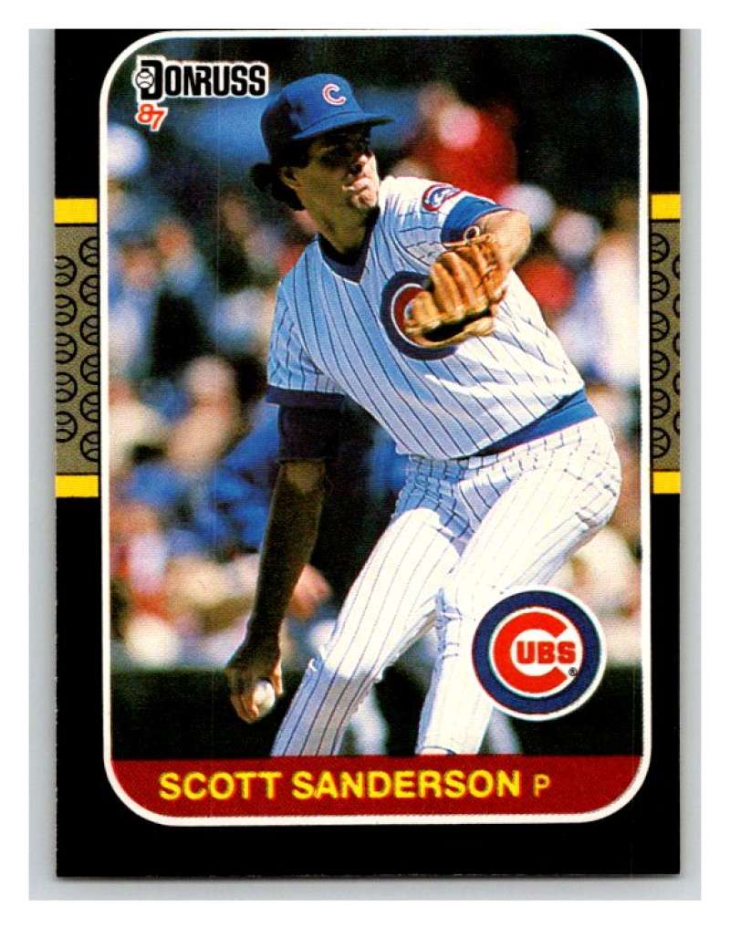 1987 Donruss #447 Scott Sanderson Cubs MLB Mint Baseball Image 1