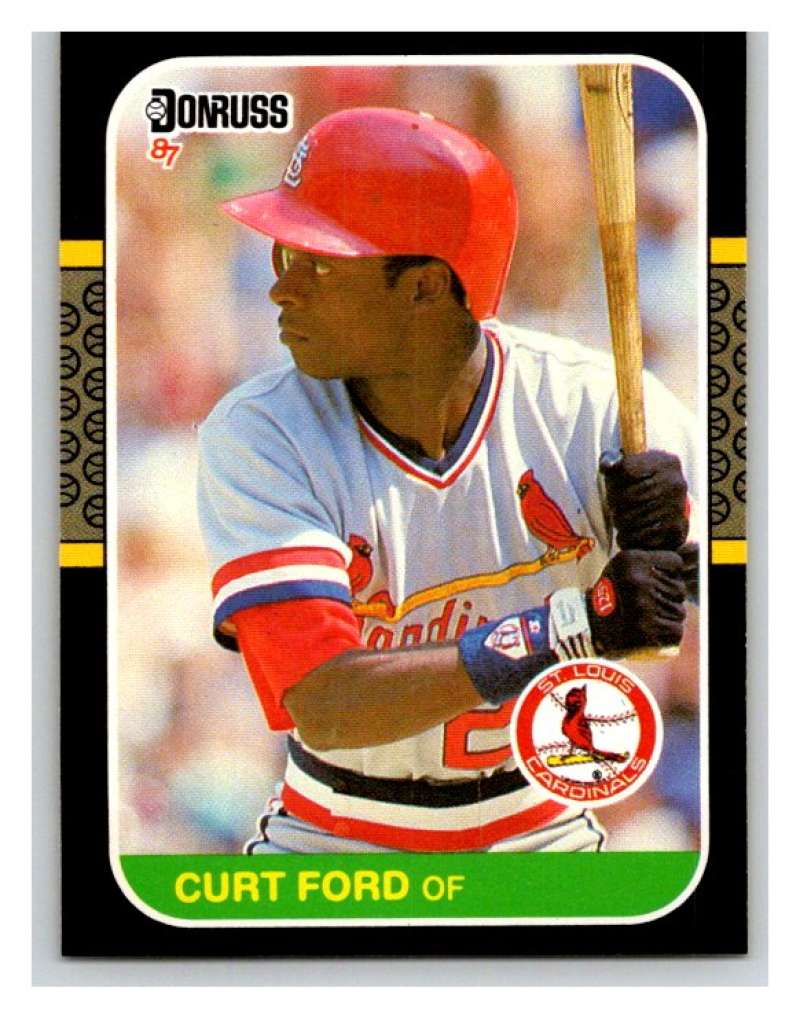 1987 Donruss #454 Curt Ford Cardinals MLB Mint Baseball Image 1
