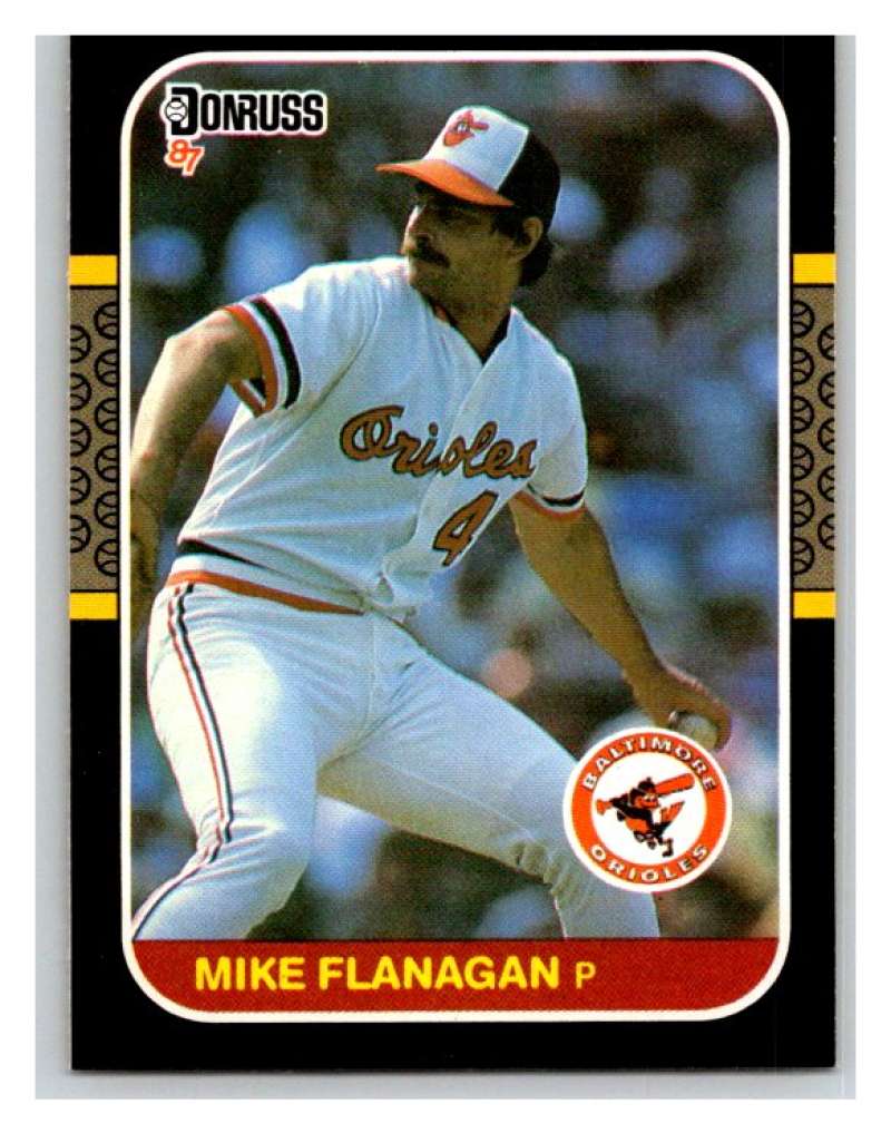 1987 Donruss #459 Mike Flanagan Orioles MLB Mint Baseball Image 1
