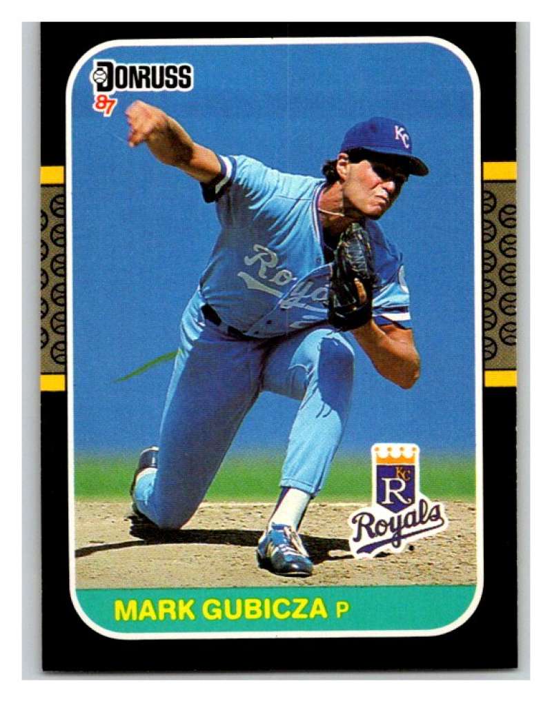 1987 Donruss #466 Mark Gubicza Royals MLB Mint Baseball Image 1