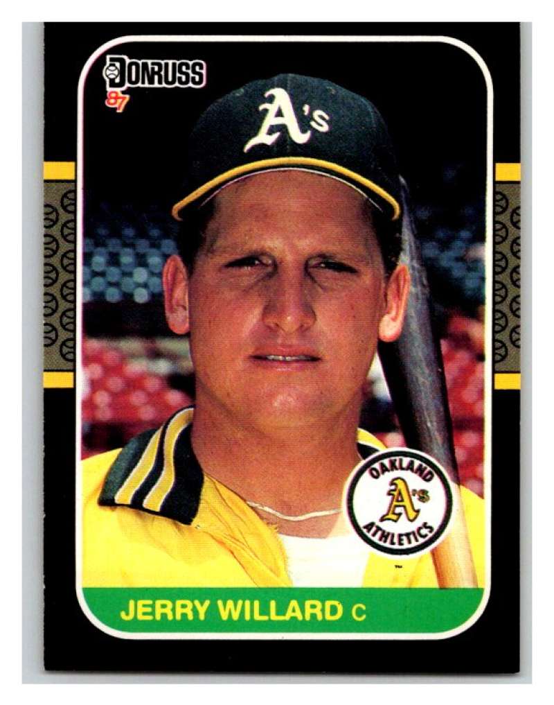 1987 Donruss #467 Jerry Willard Athletics MLB Mint Baseball Image 1