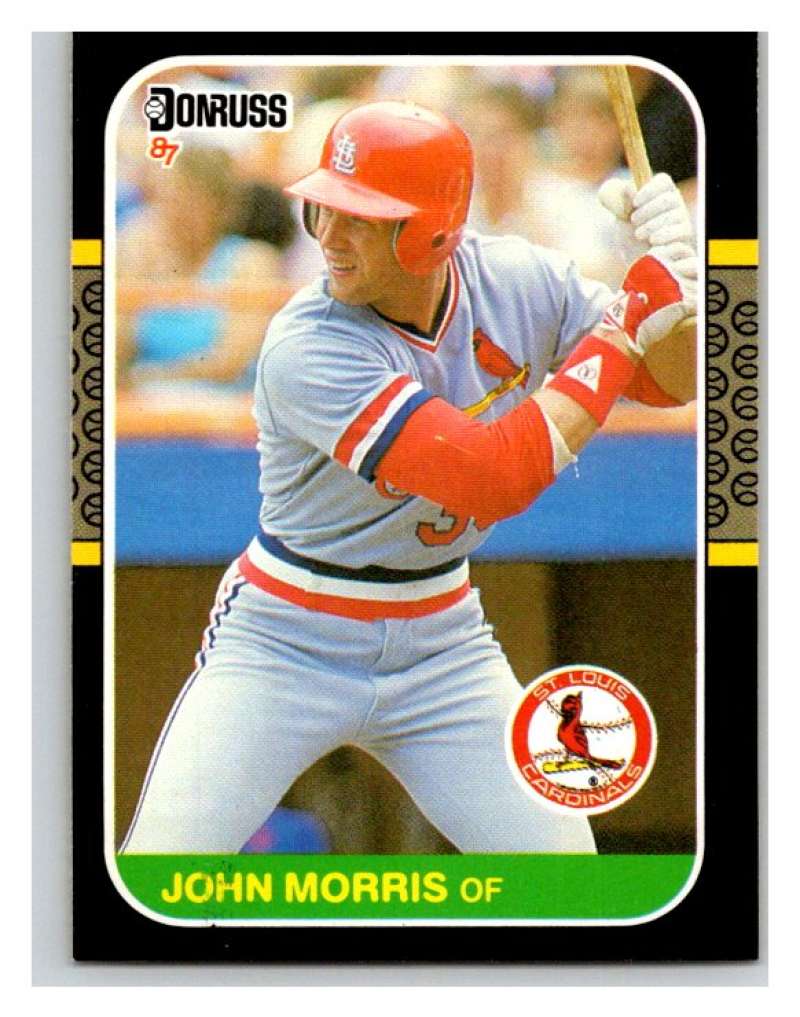 1987 Donruss #480 John Morris Cardinals MLB Mint Baseball Image 1