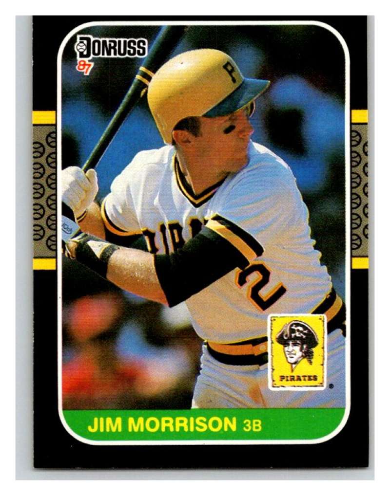 1987 Donruss #484 Jim Morrison Pirates MLB Mint Baseball Image 1