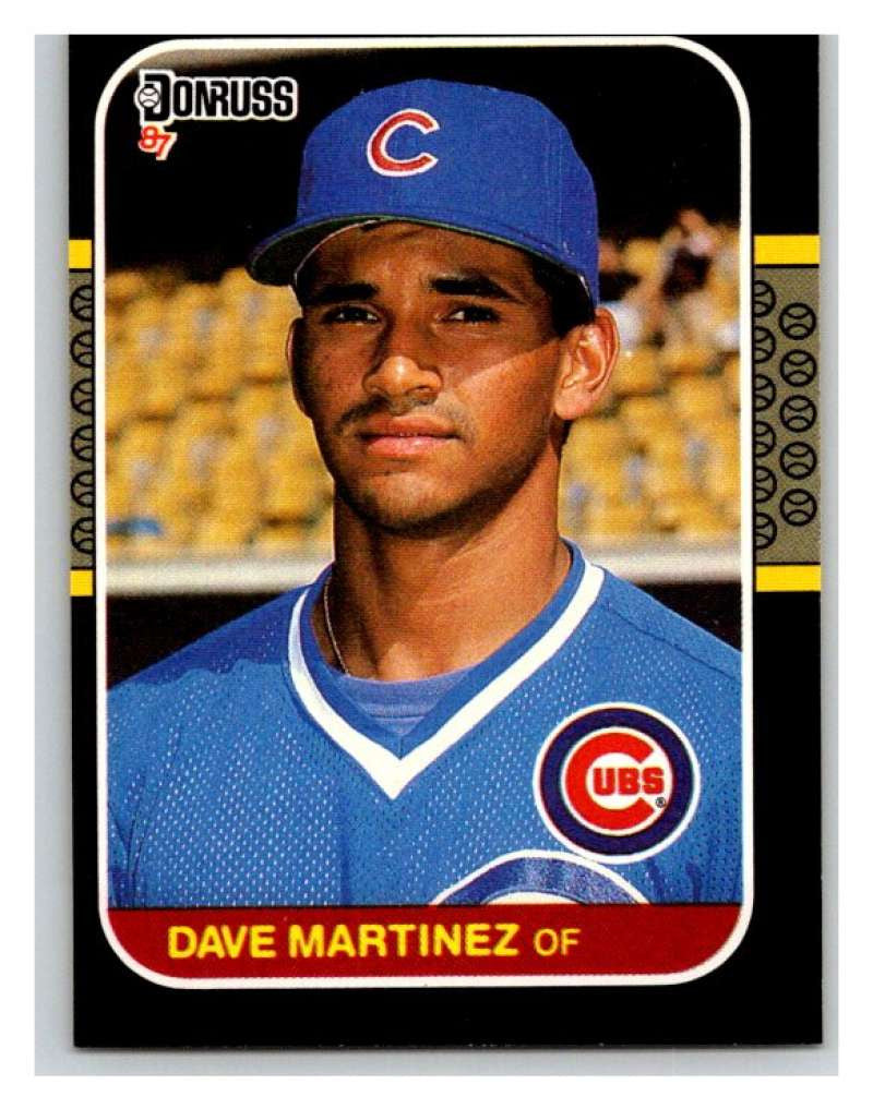 1987 Donruss #488 Dave Martinez RC Rookie Cubs MLB Mint Baseball